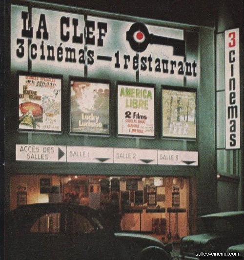 Cinema La Clef, în anii 1970.